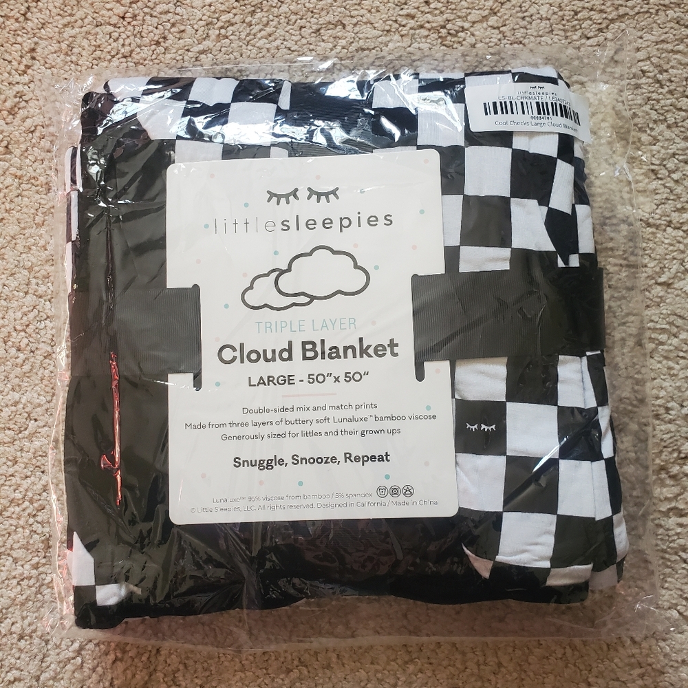 Little Sleepies Cool Checks Cloud